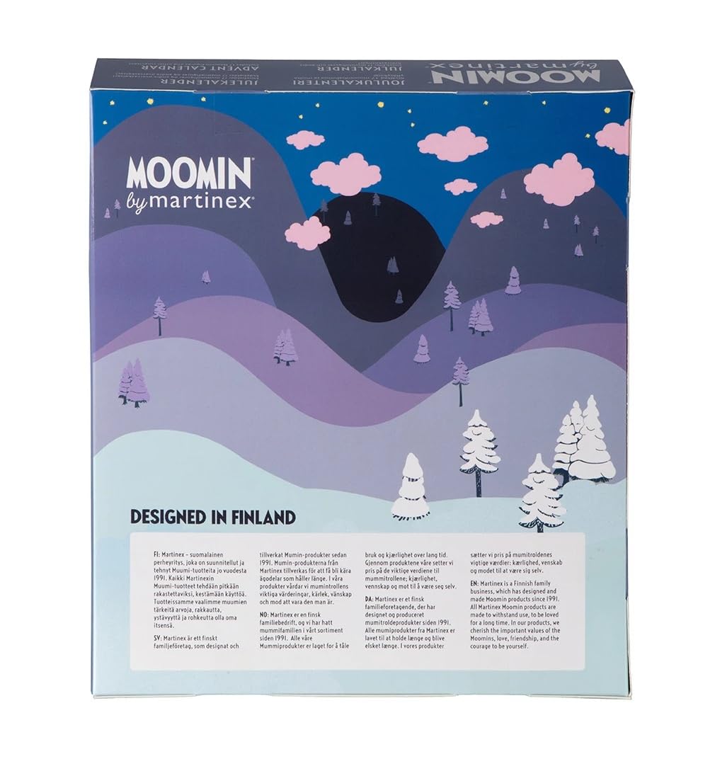 Moomin - Calendario de Adviento navideño con juguetes 2025 Martinex