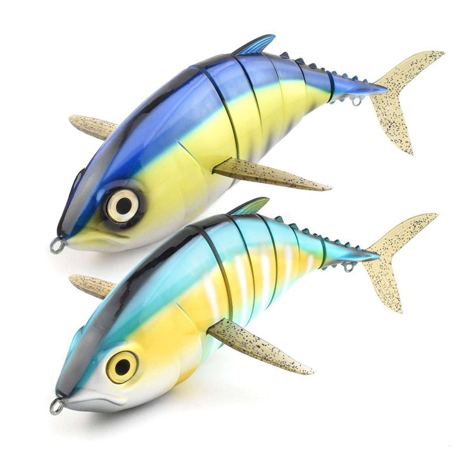Stereoskopischer Albacore Angelköder mit rasselnden Perlen und verstärktem Stoff für erfolgreiches Angeln Meerwasser Perlen Angelköder