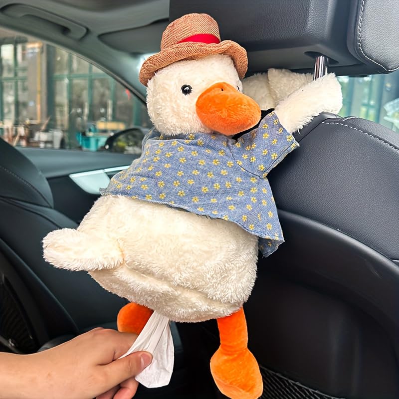 Amazon.com: cute duck car tissue box, cute hanging car tissue box