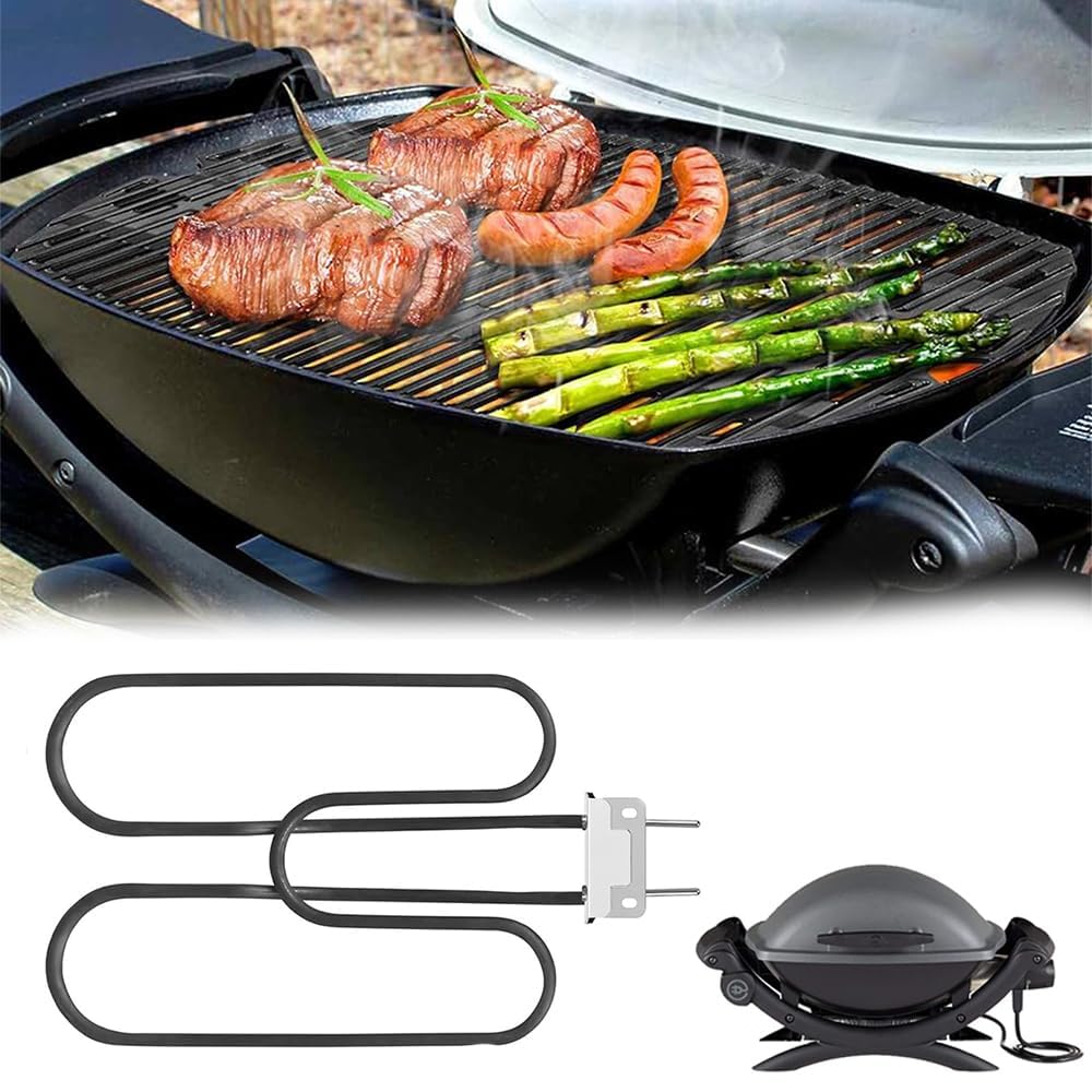 éLément Chauffant Rechange Pour Weber Barbecues éLectriques Q140 Et Q1400 Séries 66631 80342 80343 65620 éLément Chauffant En Acier Inoxydable Résistance De 230V 2200W