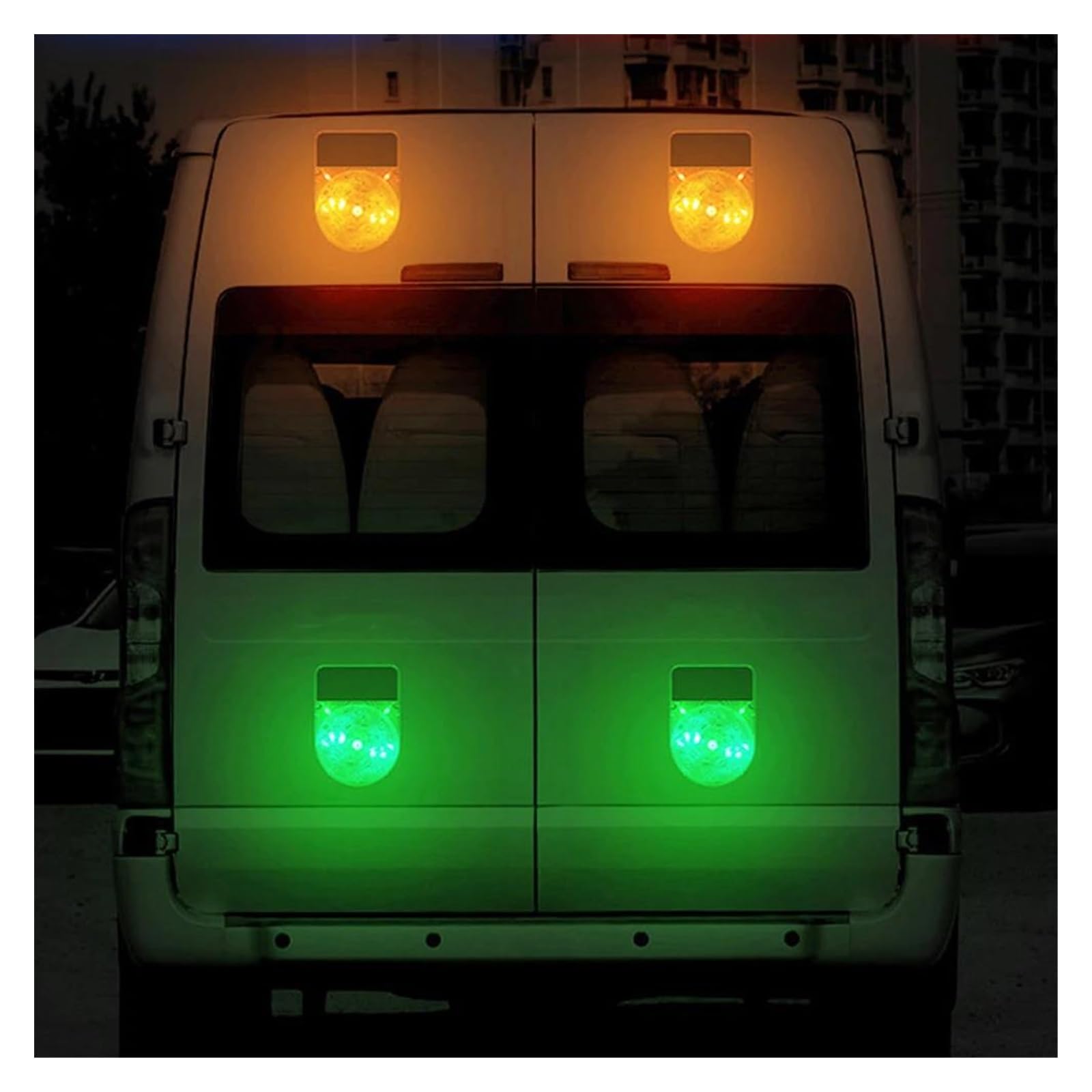 Blocchi luci antinebbia Luce Di Avvertimento Sensore Intelligente Luce Solare Burst Luce Anti-collisione Lampeggiante Luce Di Parcheggio Per Camion Di Grandi Dimensioni