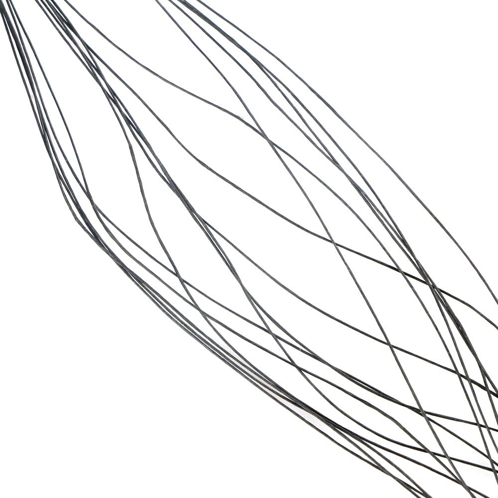 Corda Per Arco Huntingdoor In Dacron 14 Strand | Per Archi Ricurvi Tradizionali | Lunghezza 48-62 Pollici Nero - Foto 2