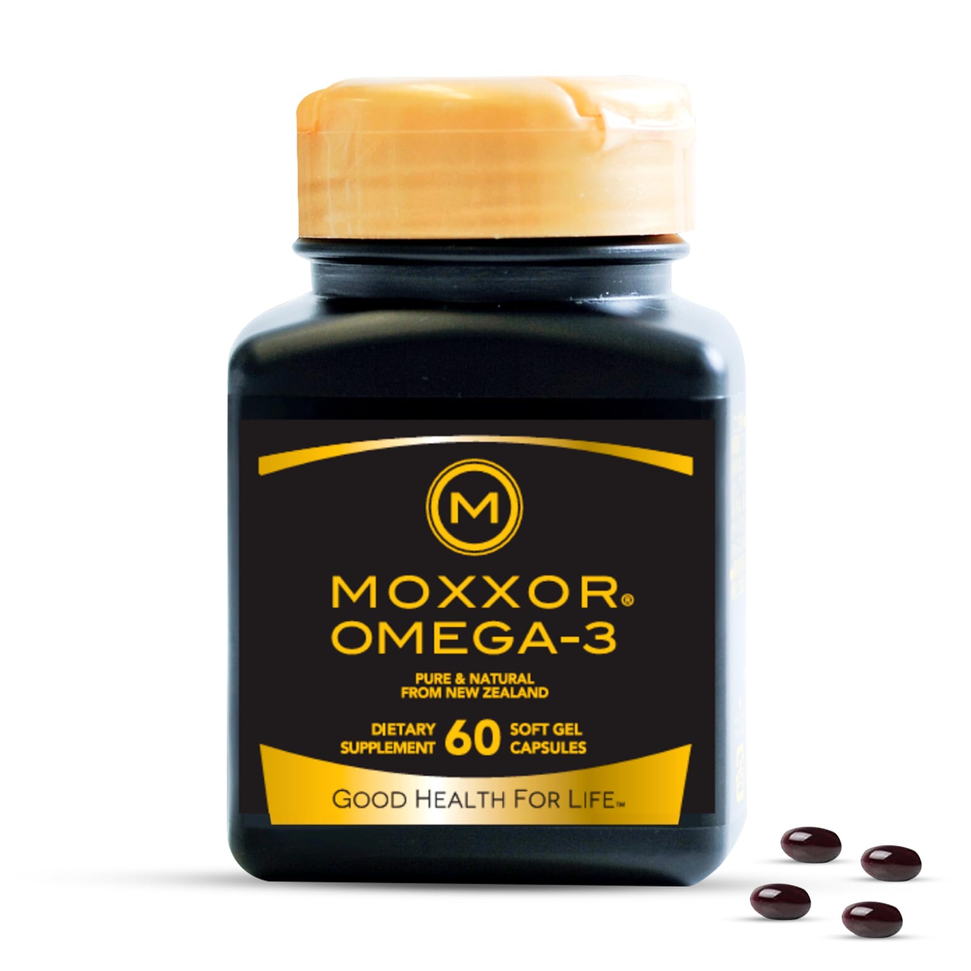 Omega 3 New Zealand Green Lipped Mussel Oil Softgels 60 Count (Pack of 1)