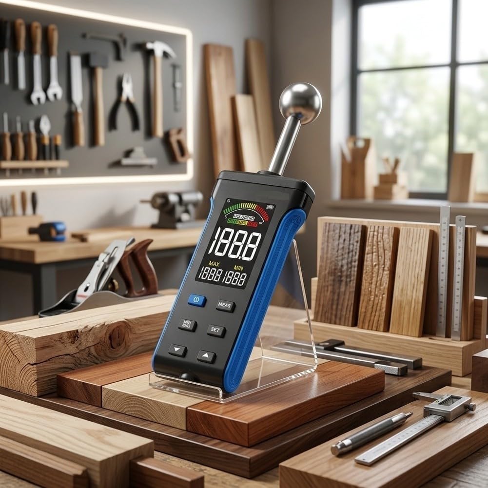 Medidor de humedad, detector de humedad de madera, taller no destructivo