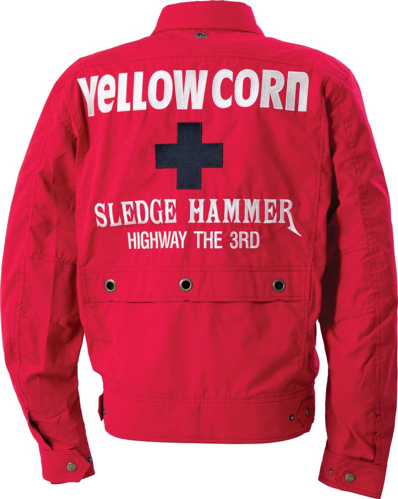 YELLOW CORN SLEDGE HAMMER ジャケット レッド LL YELLOW CORN SLEDGE