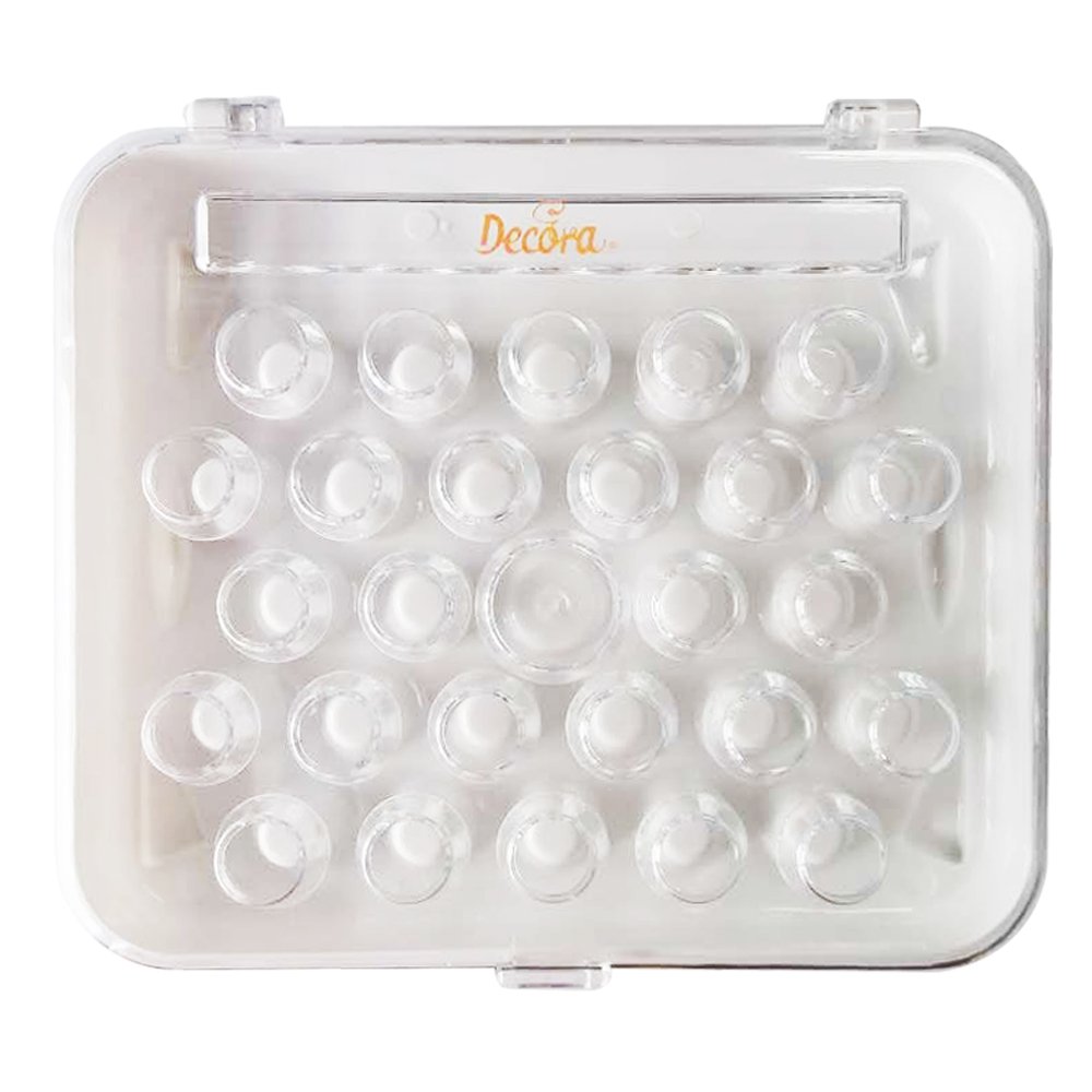 Decora 26 Nozzles and 2 Coupler Plastic Organizer Box 175x150x25 Mm-image-16
