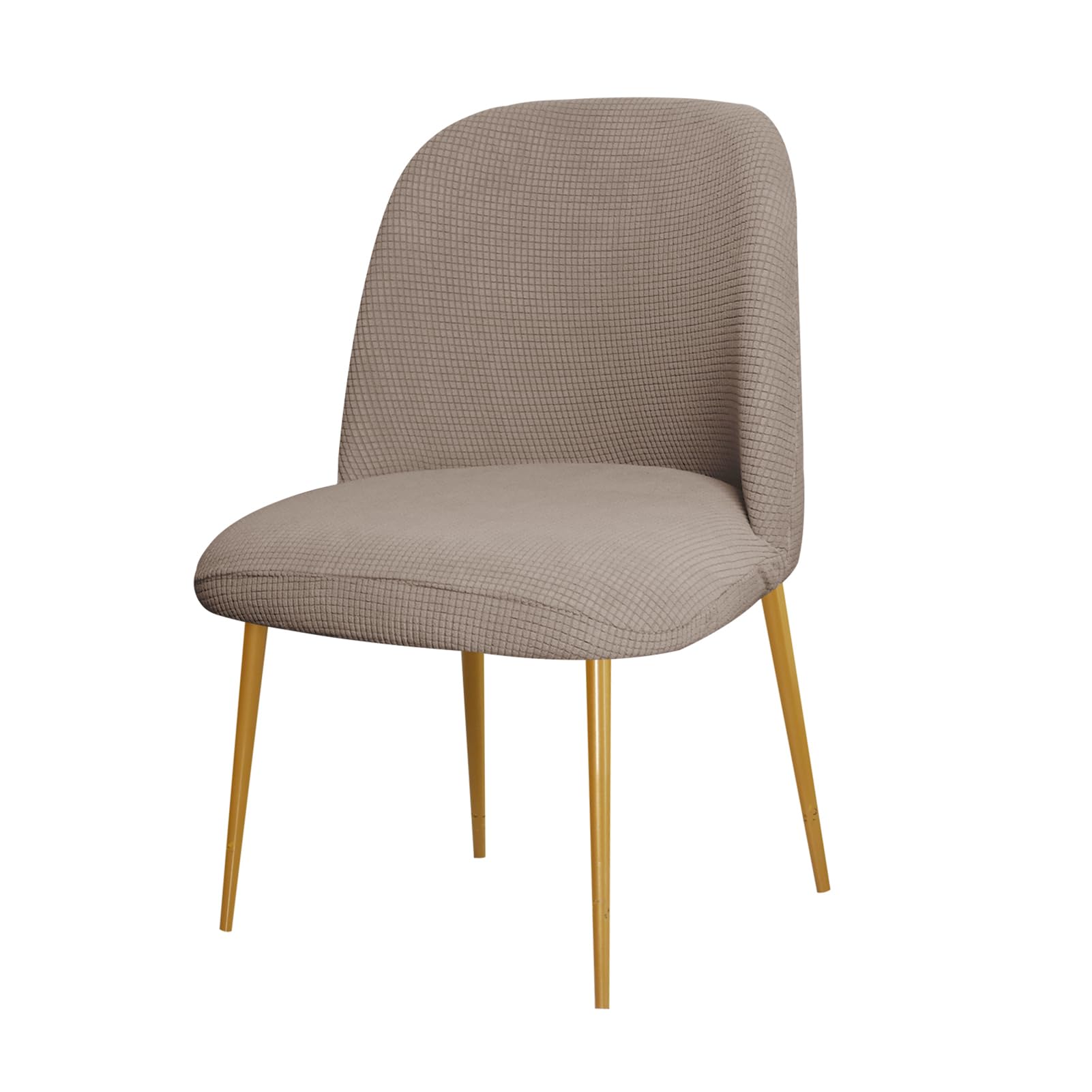 ZHUIYUAN Curved Back Chair Covers For Dining Chairs Set Of 1/2/4/6, Semi Circle Back Dining Room Chair Cover Chair Protector Seat Covers