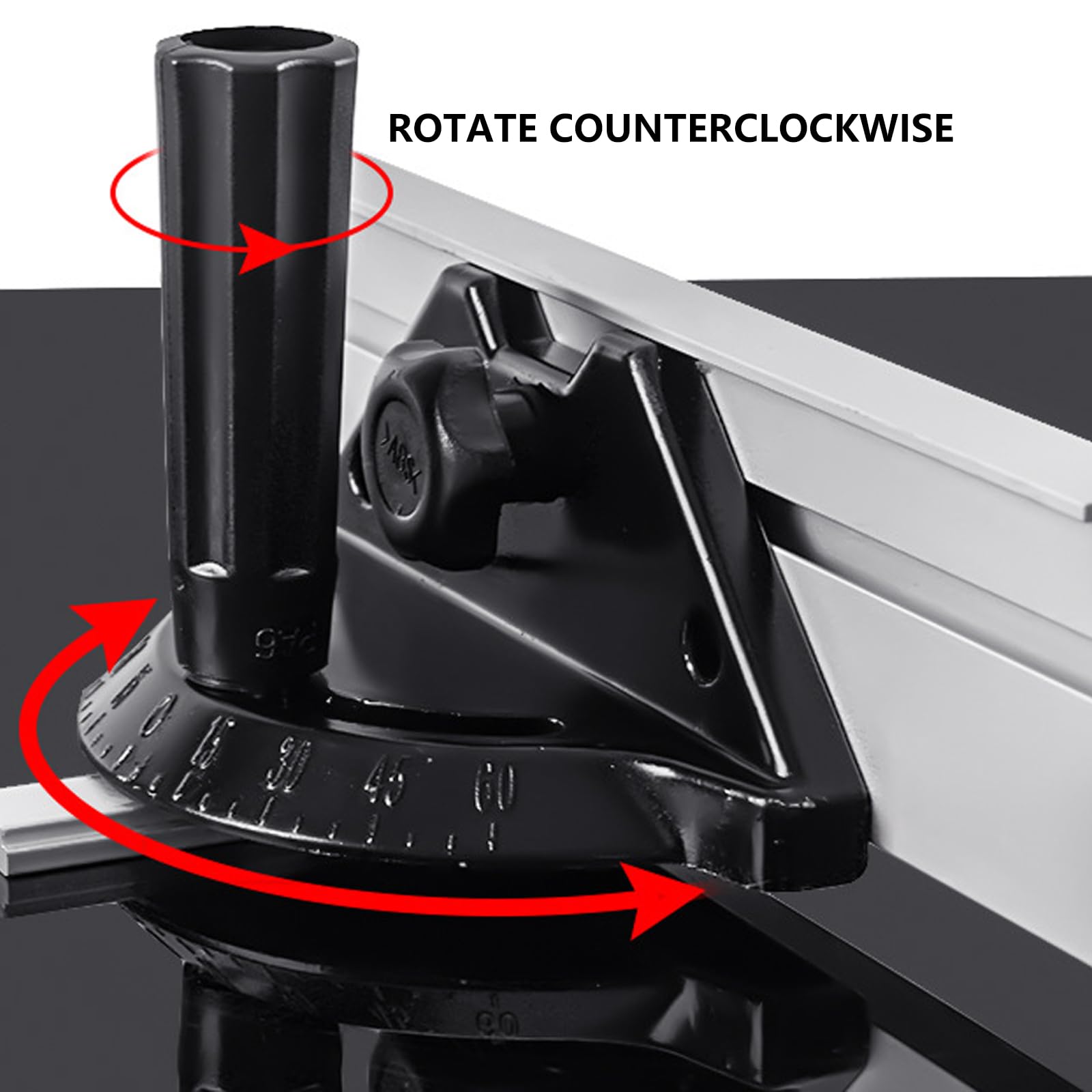 Calibres de ingletes Ajustables, Regla de Placa, guías de Corte de Mesa, calibres de ingletes, Accesorios de Repuesto para Herramientas de carpintería