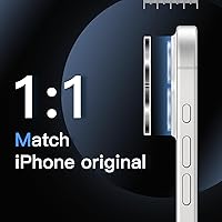 Vista 5 de JETech Protector de lente de cámara para iPhone 17 de 6.3 pulgadas, vidrio templado 9H, antiarañazos, compatible con fundas, no afecta las tomas