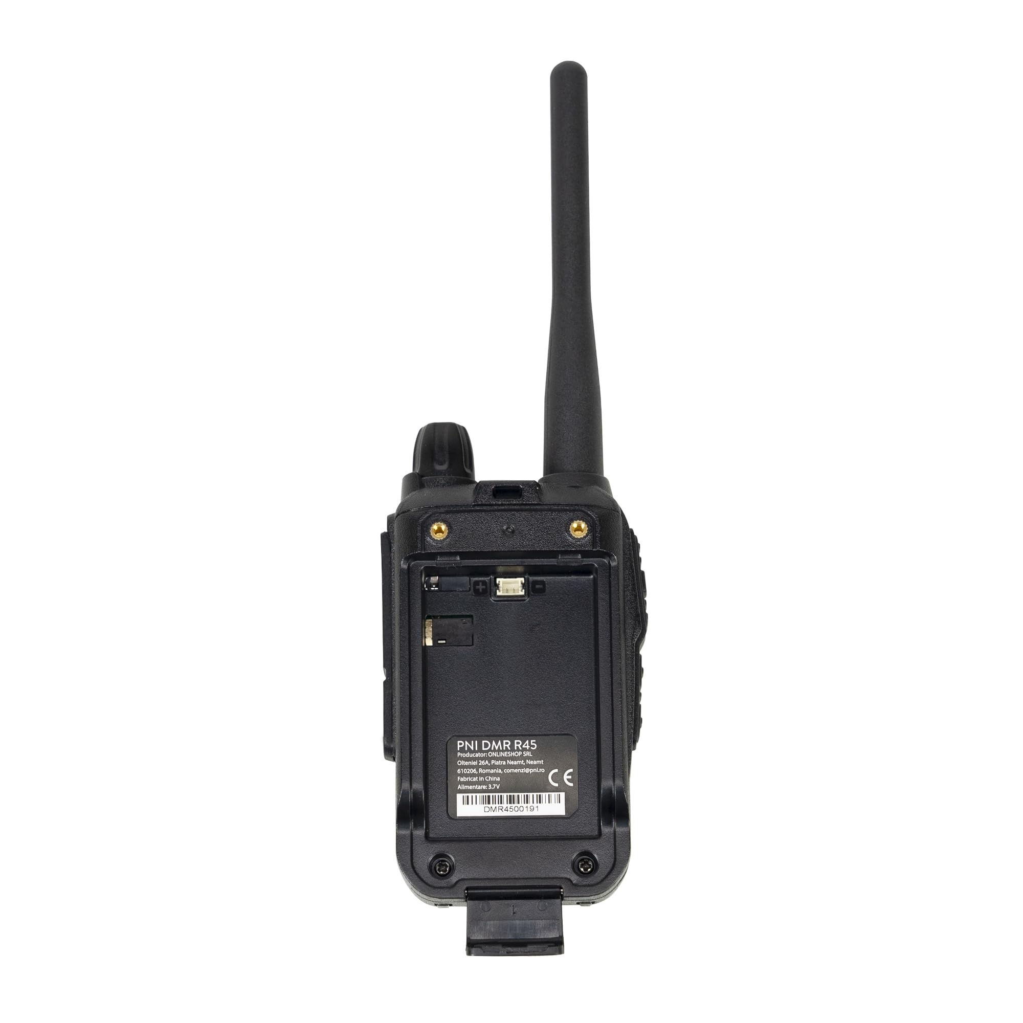 Emisora ​​de Radio portátil PNI DMR R45, Digital y analógica, 446MHz, 16 Canales Digitales y 99 Canales analógicos, función de grabación de Voz, batería Li-Ion 2000mAh