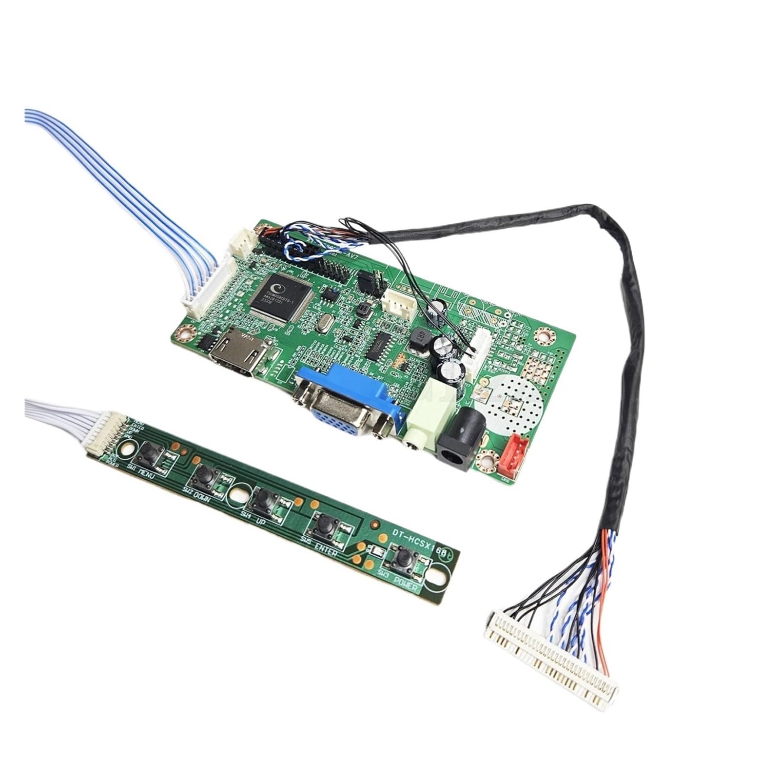 Kit Monitor HSD121PHW1-A01 A03 HSD110PHW1-A00 Kit Driver EDP HDMI + VGA 1366x768 30 Pin | Kit driver EDP LED for scheda driver controller pannello schermo LED LCD(HSD121PHW1-A03)