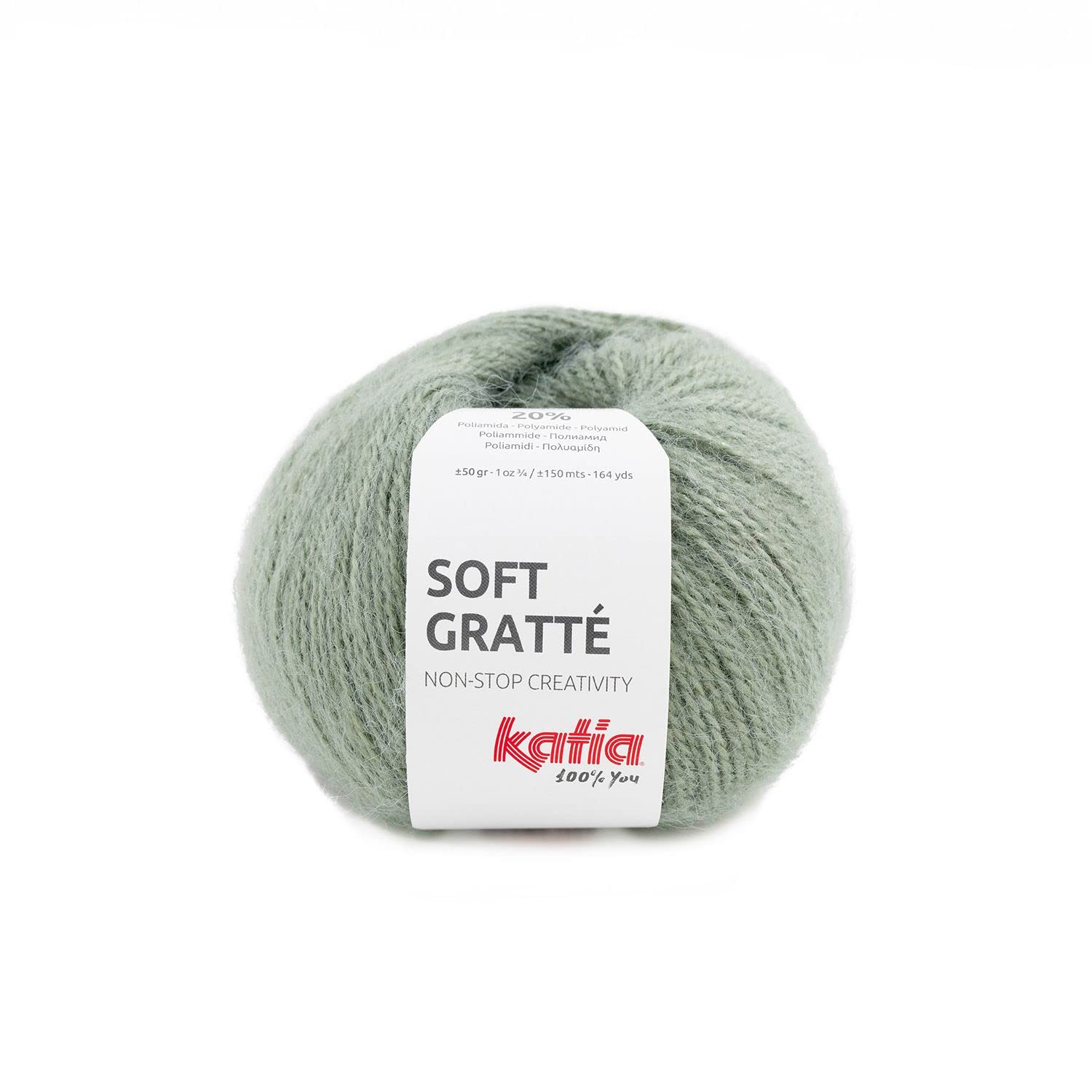 Laine Katia Soft GRATTE Couleur Pomme Cod. 61
