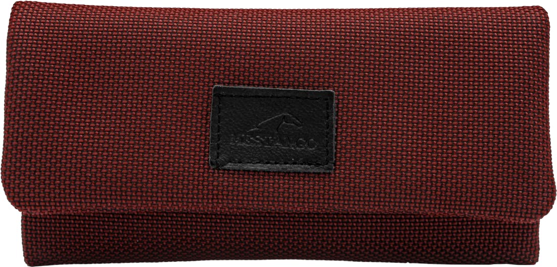 Mestango Tobacco Pouch 1011-4 / Swivel Pocket / Magnetic Buttons / Paper Compartment / Whole Pack / Inner Zip / Made in Greece