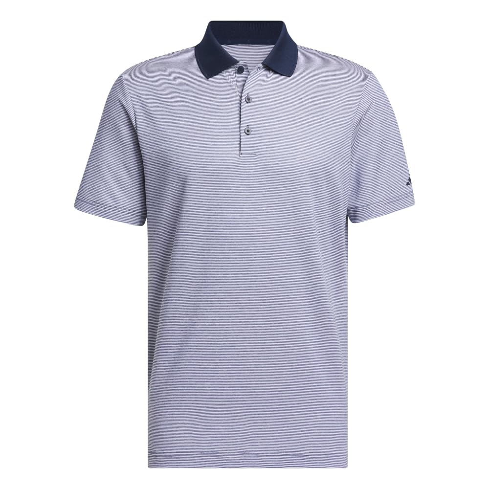 adidas Ottoman Stripe Golf Polo Shirt Maglietta da Golf Uomo