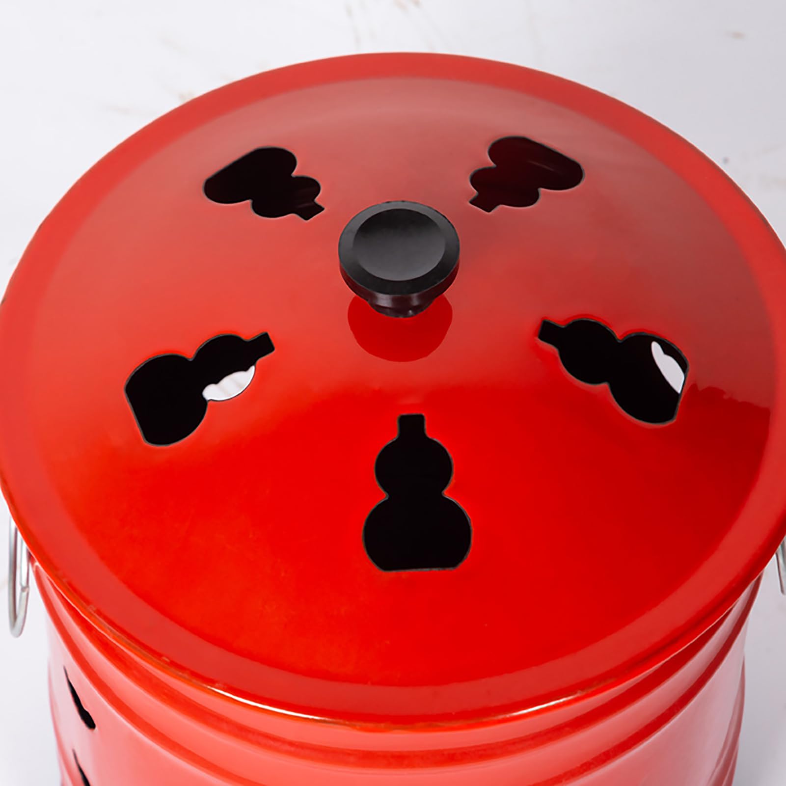 はなちゃん ドラム缶 焼却炉 蓋あり ドラム缶焼却炉フタ付き 下小窓蝶番蓋付 煙突なし 200L カラー選択