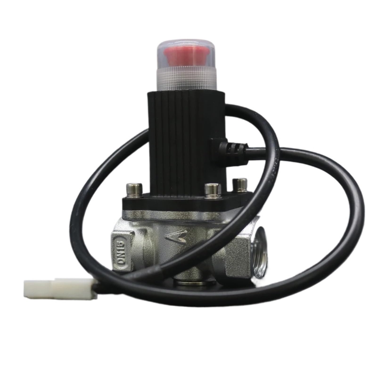 Zawór elektromagnetyczny G1/2" G3/4" G1 do gazu ziemnego LPG, awaryjny zawór odcinający z domowym systemem alarmowym DC9-24V (1 cale)