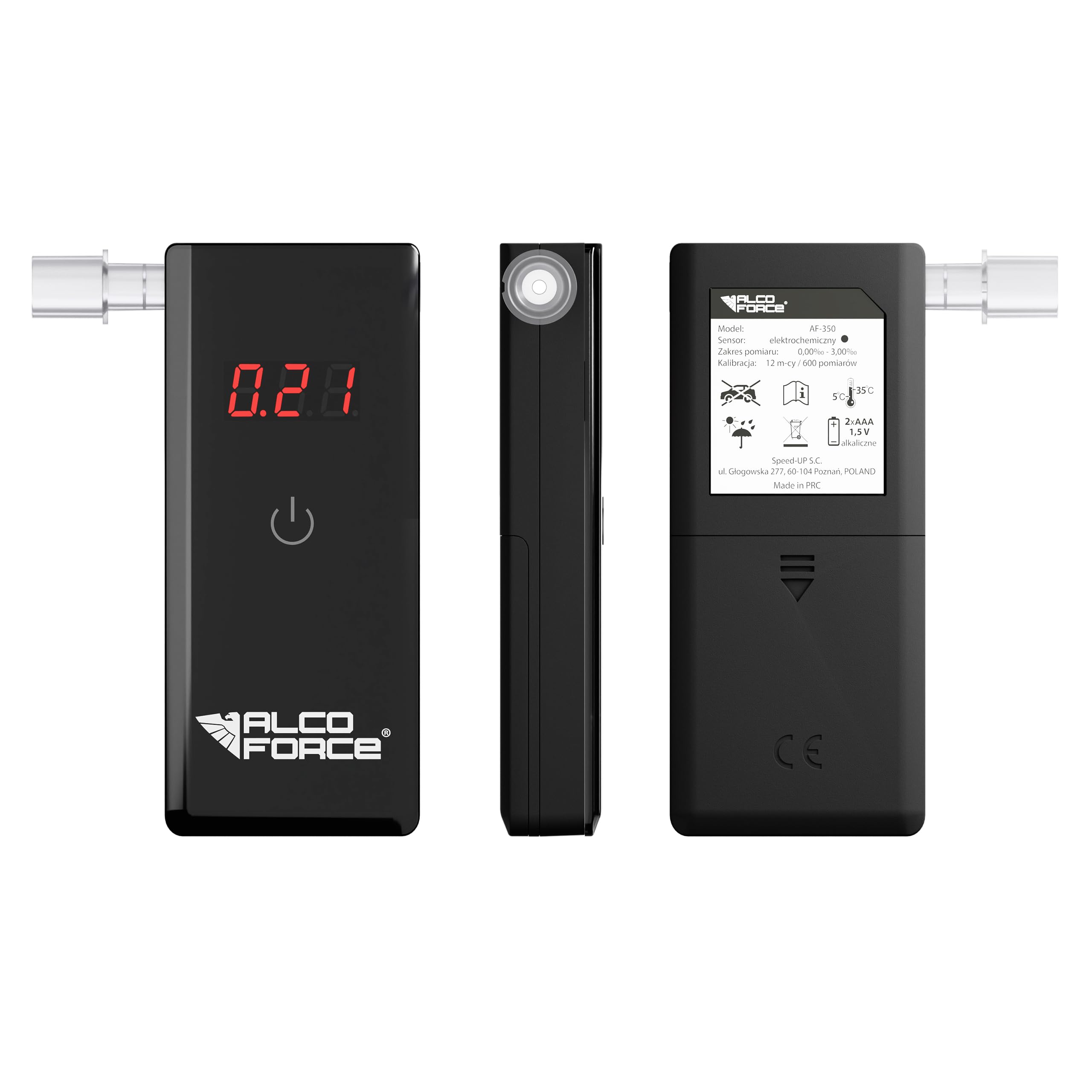 Alkomat elektrochemiczny AlcoForce Prime