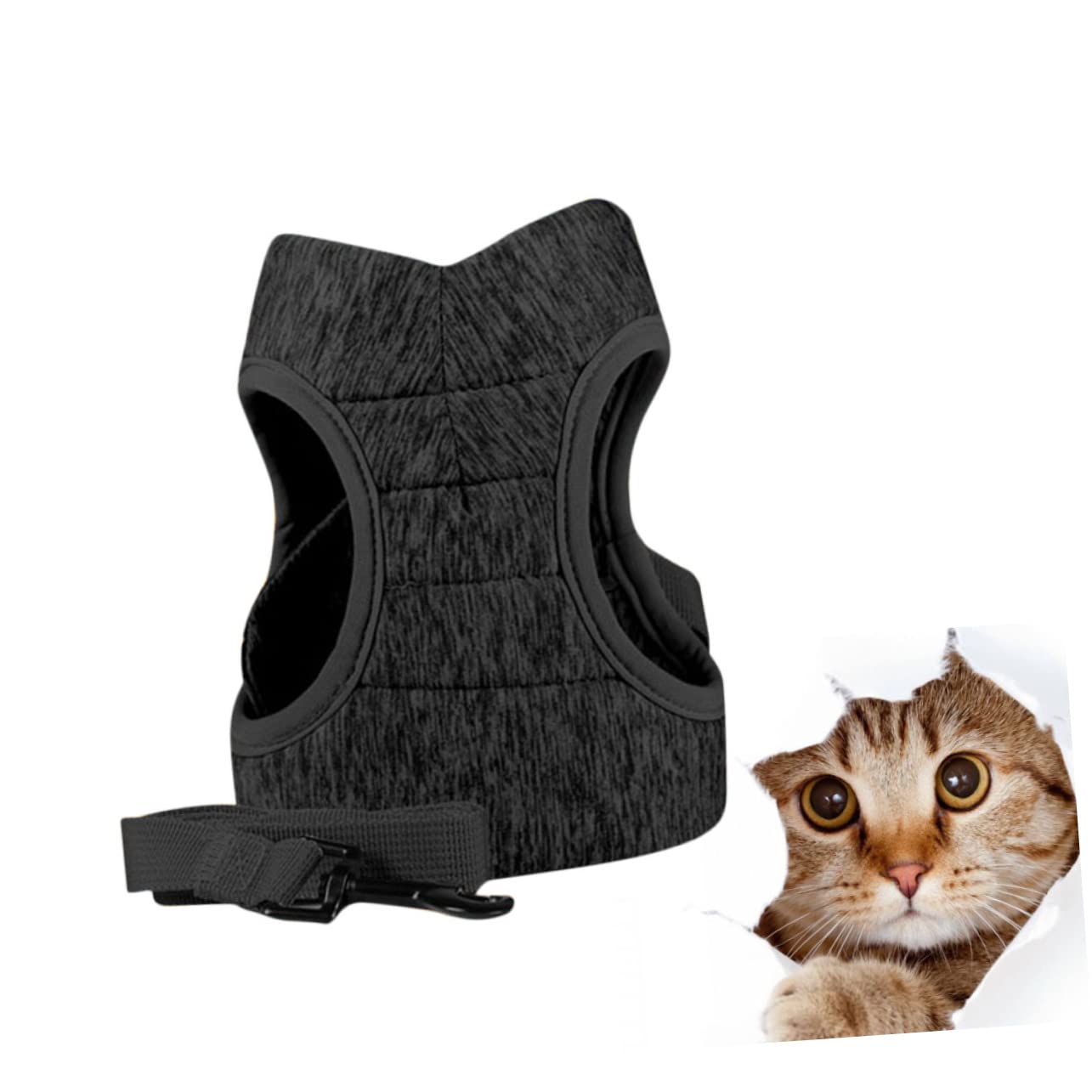 BESPORTBLE 3 Pièces Sangle de pour Chat Dressage d'animaux de Compagnie Sangle de pour Animaux de Compagnie Harnais pour Chiots Laisse Chat débardeurs Gilet Harnais