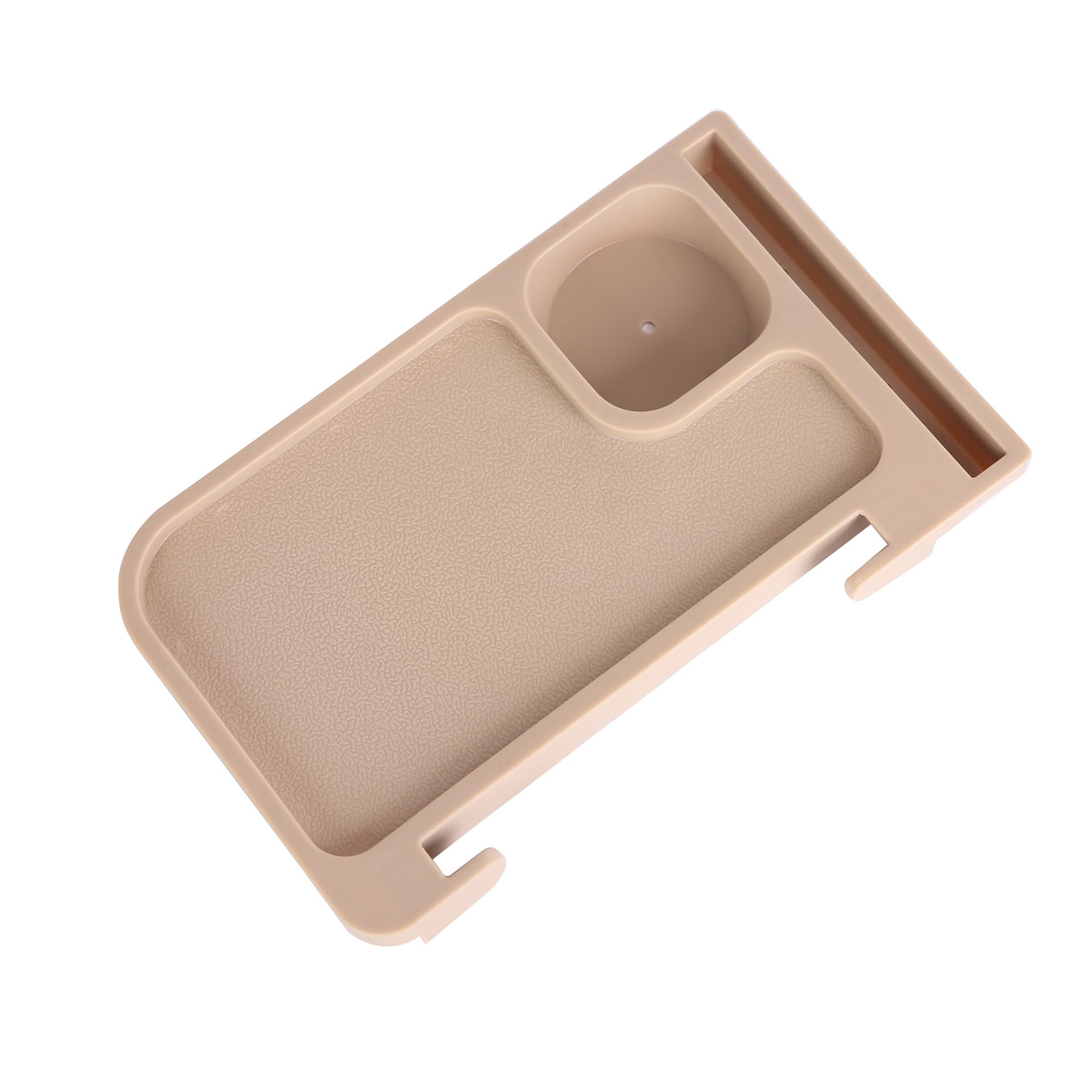 Hosoncovy Clip On Camping Chair Side Table Outdoor Garden Fishing Beach Storage Tidy (Khaki)