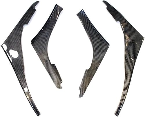 Borde de parachoques delantero de fibra de carbono y canards delanteros compatibles con Nissan Skyline R32 1989-1994 GTR TBO estilo borde delantero