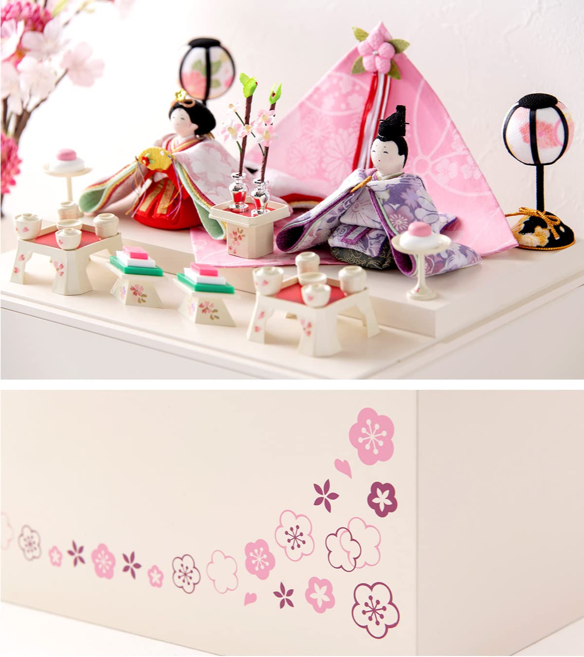 一点限り】雛人形 収納飾り30
