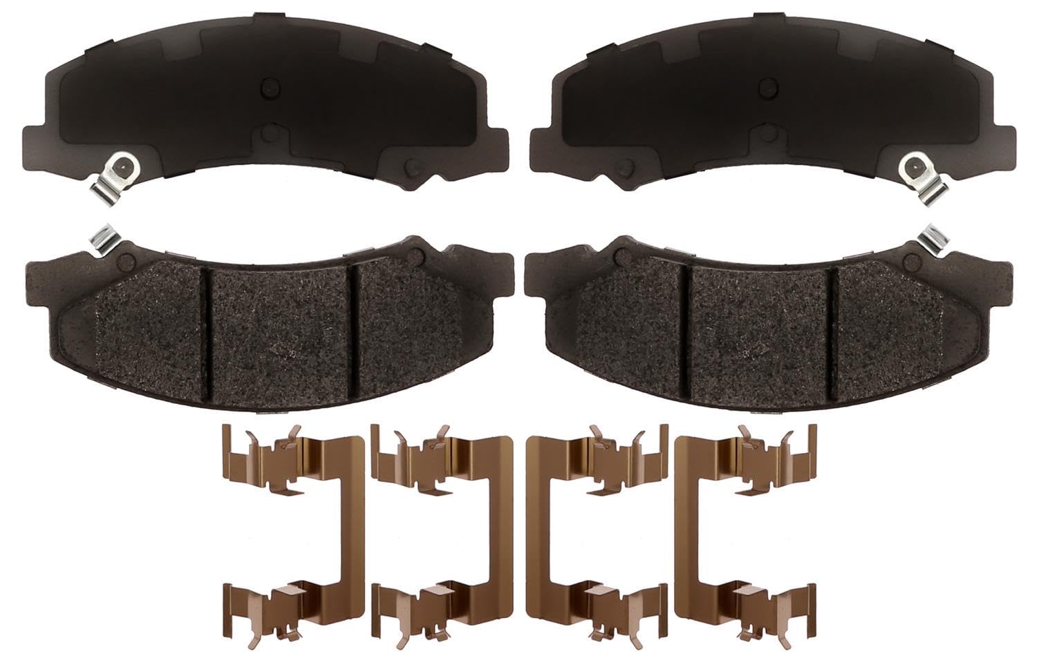 ACDelco Silver Front Brake Pad Set 14D1159CHF1 | GM 19383248 Ceramic Front Brake Pads for Select Cadillac DTS, Buick Lacrosse, Allure, Lucerne, Chevy Impala, Chevrolet Monte Carlo and more