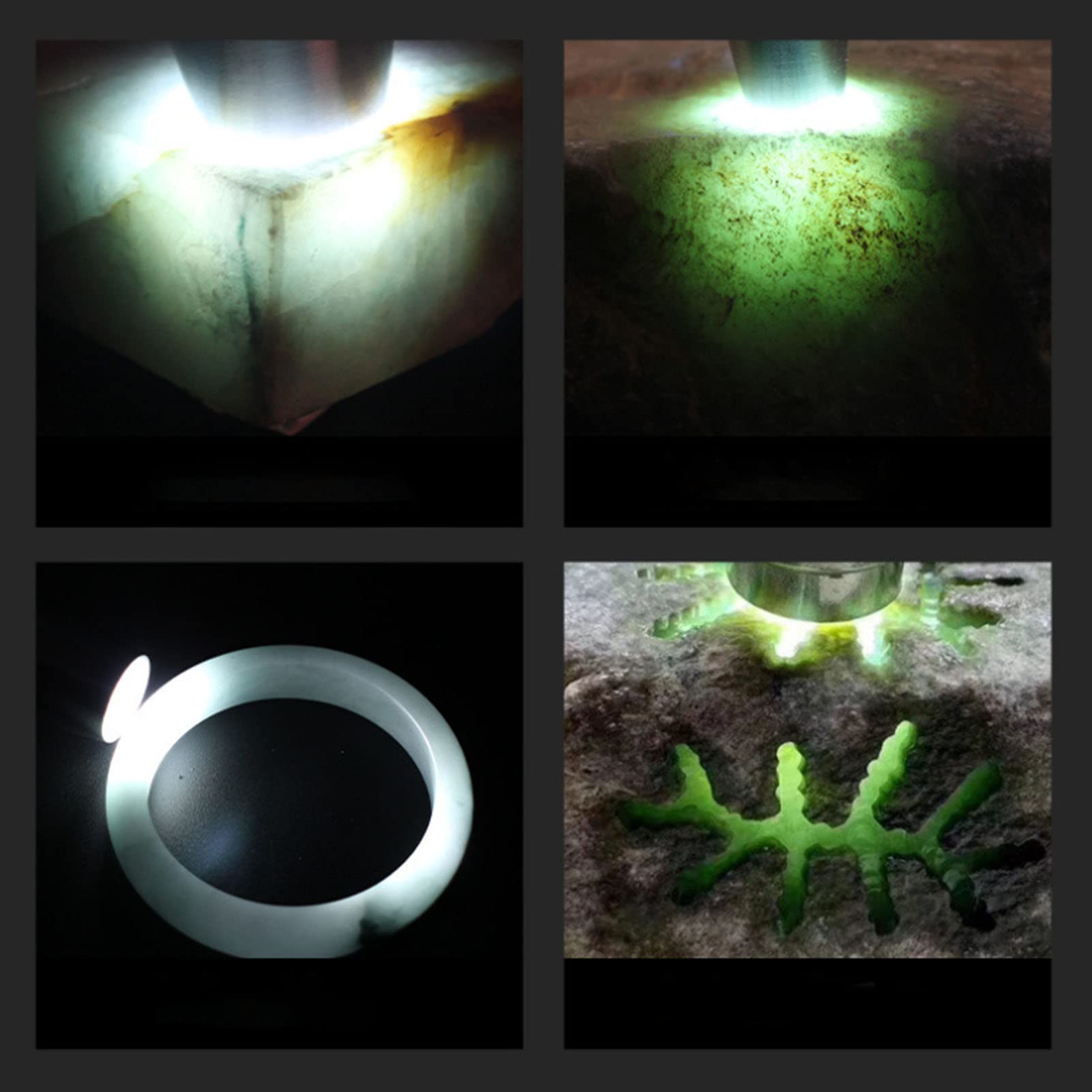 Lampe D'Identification De Pierre,Lampe De Pierre Précieuse