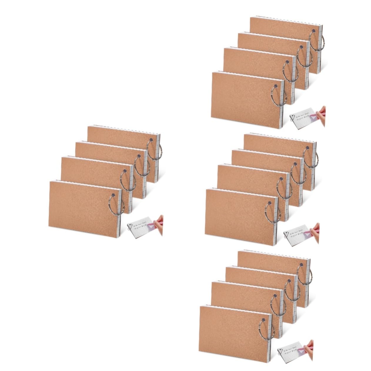 Tofficu Lot De 4 Cartes Flash Pour Létude Des Garçons Et Des Filles Blancs