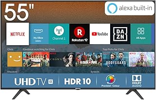 Hisense H55BE7000 138 cm (55 Zoll) Fernseher (4K Ultra HD, HDR, Triple Tuner, Smart-TV, Standard) [Modelljahr 2019]