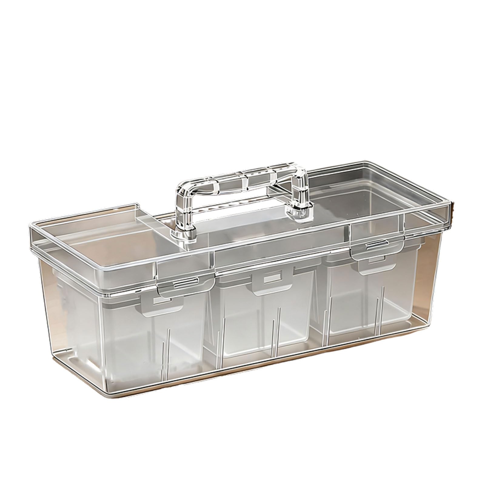 Lightweight Stackable Compartmentalized Tool Box Designed for Quick Access to Small Tool Efficient Parts Management Dense Part Carrying Case
