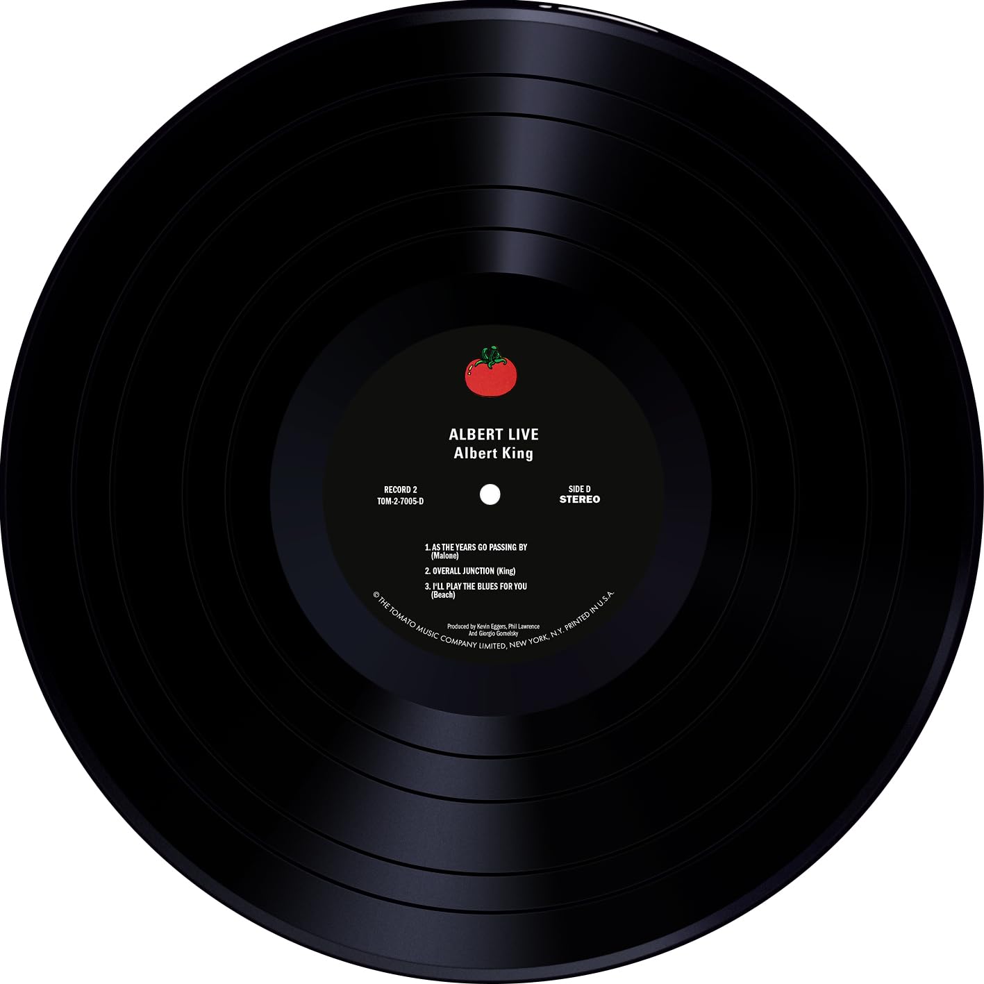 Albert Live Tomato Records Blanco Y Negro 2LP