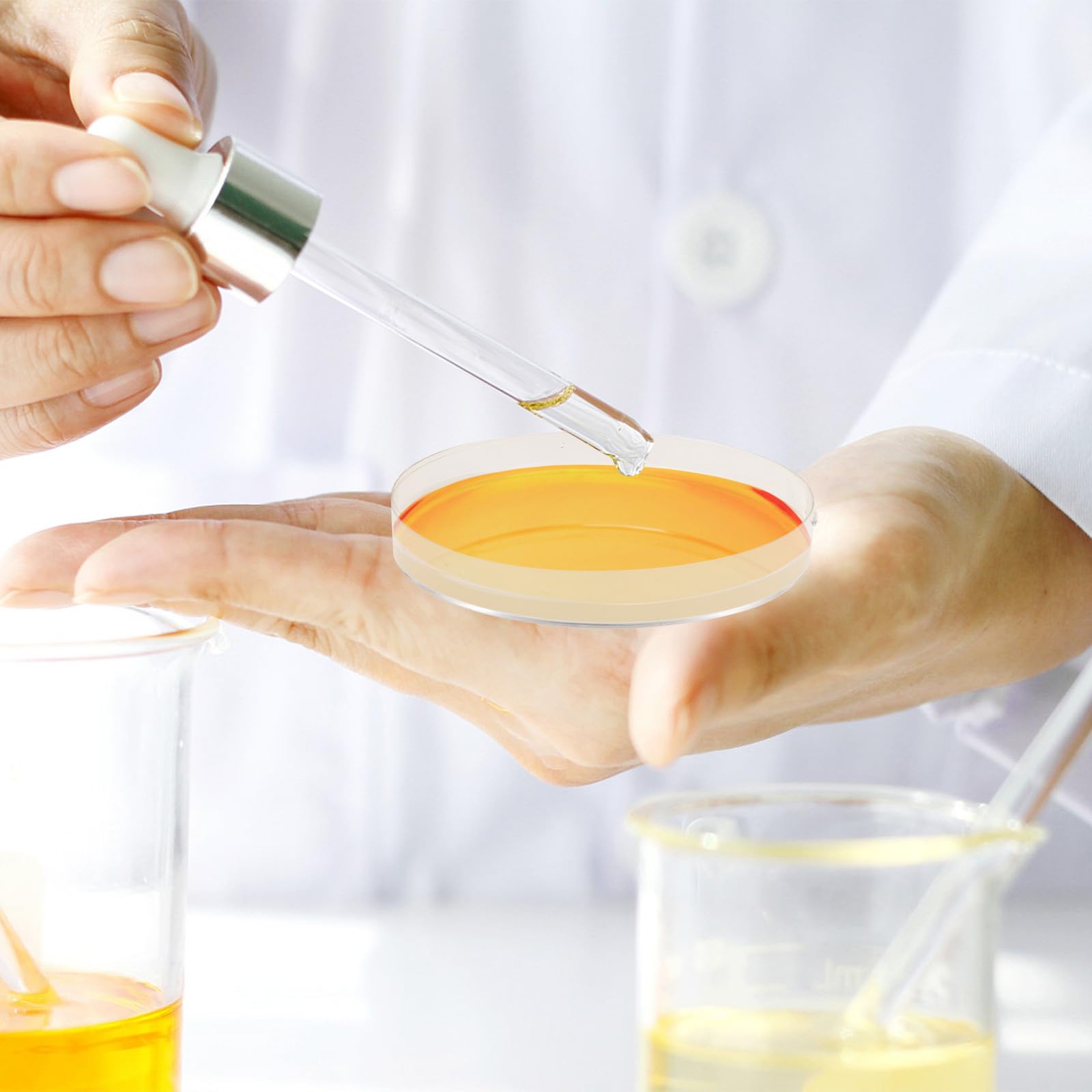 20 szt. gotowych płytek Petriego z agarem - 9 cm płytki z agarem odżywczym do laboratorium - gotowe do użycia materiały do ​​eksperymentów naukowych z mikrobiologii w klasie