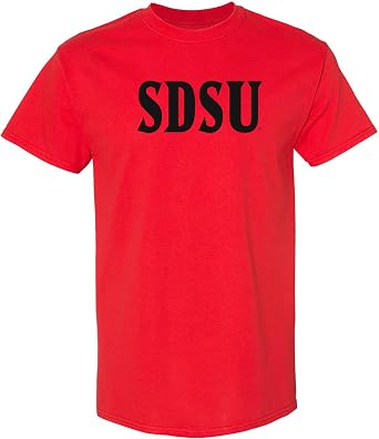 San Diego State University Aztecs Basic Block, Team Color T Shirt