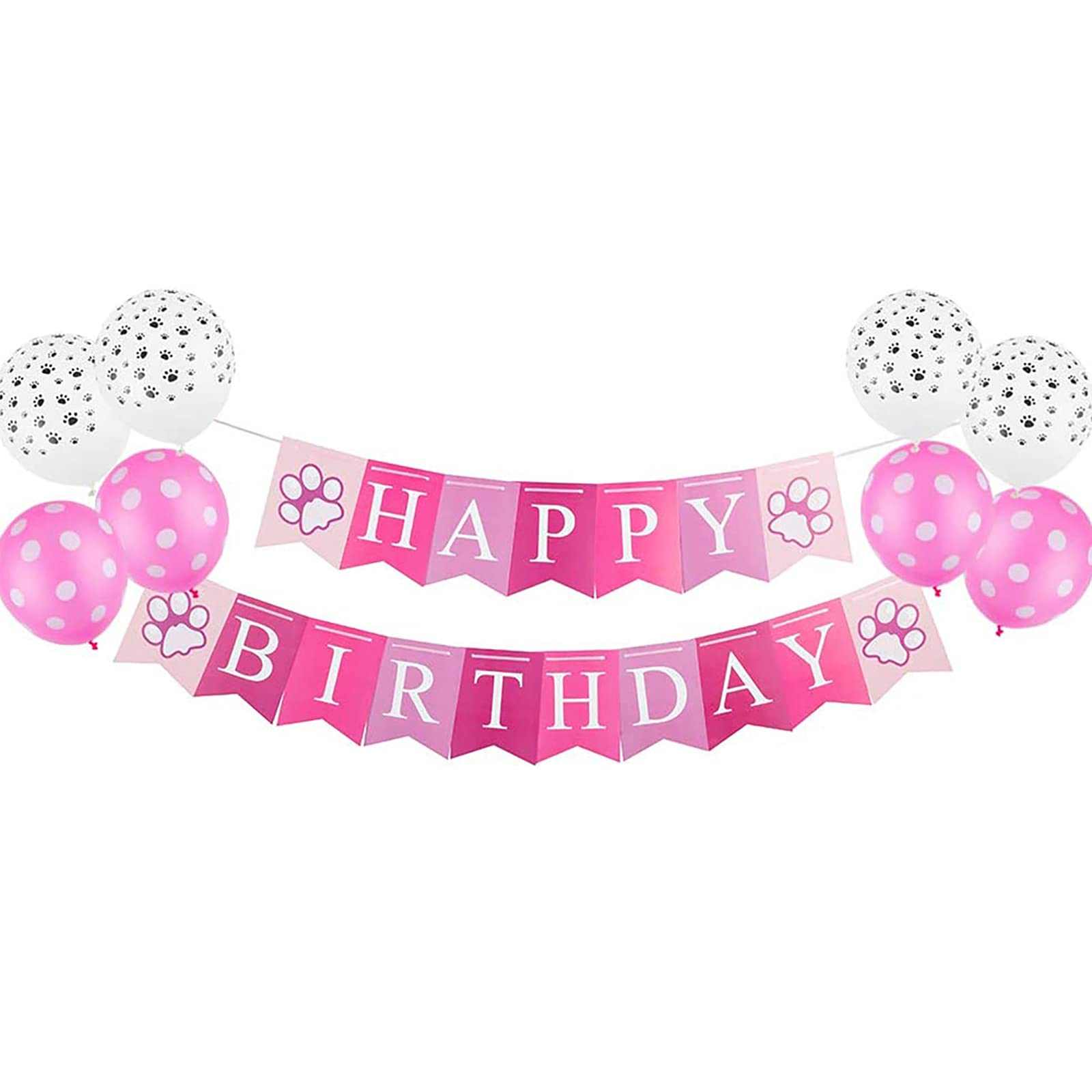 Hunde-Geburtstagsset – Rosa Paillettenmütze & "Birthday Girl" Halstuch Für Kleine Hunde