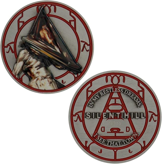 Iconic Horror Game En Route for Xbox 7 61ZijKn49CL. AC SX679 Silent Hill Limited Edition Pyramid Head Coin