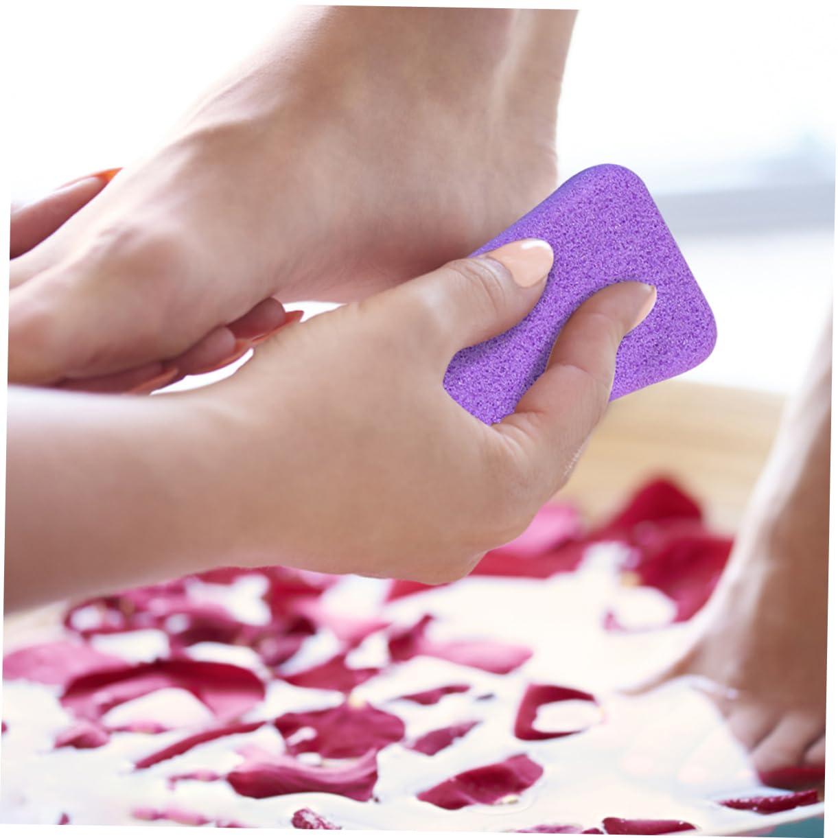 FRCOLOR 12piezas Exfoliating Rubbing Stone Para Pies Herramienta De Pedicura Para Eliminar Durezas y Piel Muerta Aleatorios