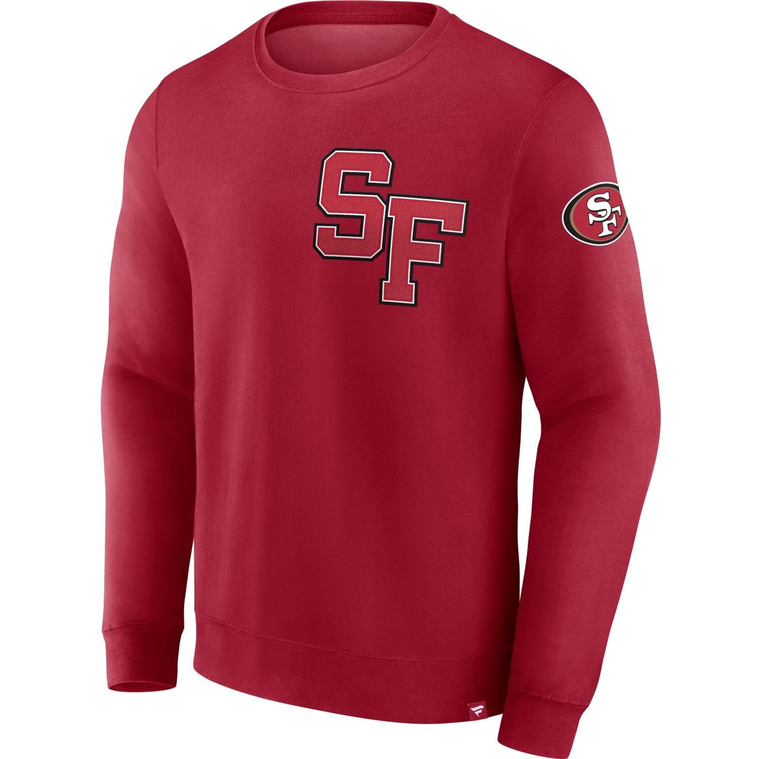 Fanatics Men's Red San Francisco 49Ers Varsity Letter Nfl Fleece Pollover - S