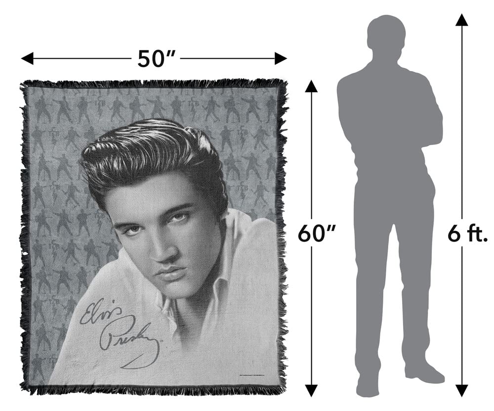 Amazon.com: LOGOVISION Elvis Presley Blanket, 50