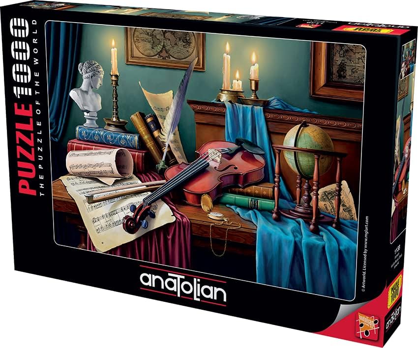Miniatura 4 de Anatolian Puzzle - Escritorio de música para violín, rompecabezas de 1000 piezas, 1138
