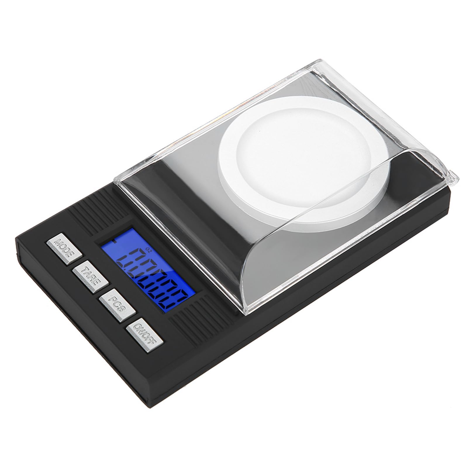 lyrlody Digitalwaage 0,001g Miniwaage Schmuckwaage, Edelsteinwaage mit 6 Einheiten Tara Kalibrierung Stückzählung Automatische Abschaltung Windschutz für Schmuck Gold Edelsteine Kräuter (20g)