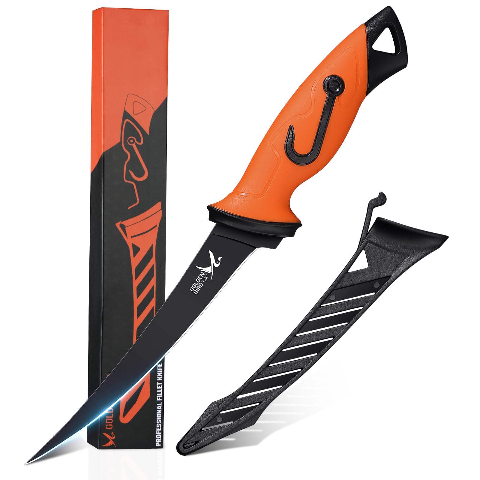 Amazon.com: Golden Bird 6'' Fillet Knife - Fishing Knife 5Cr15Mov