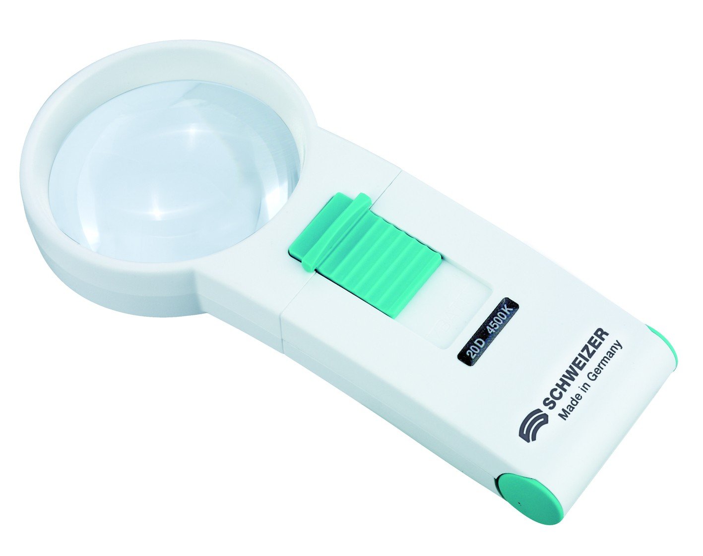 ÖKOLUX plus mobil Handleuchtlupe - 20 D / 6-fach / 55 mm / 6500 K