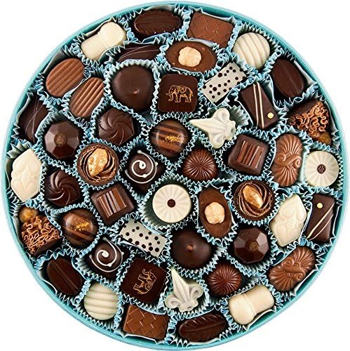 Woodhouse Chocolate 96 pc. Traditional Assortment in a Blue Box