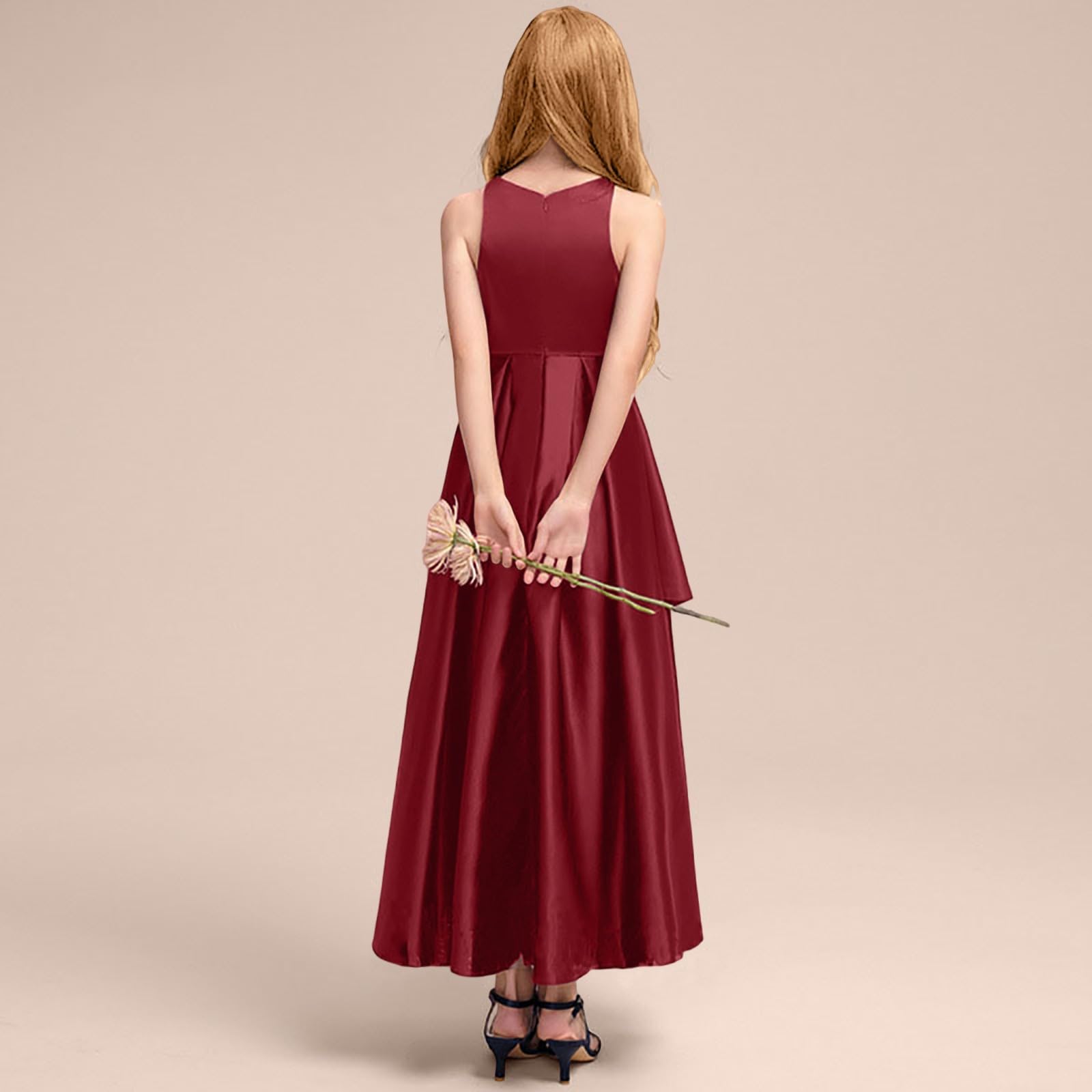Vestidos para niñas y niñas, vestidos infantiles, faldas, vestidos de noche, vestido de fiesta para conciertos, desfiles, elegante, sin mangas, vestido de verano para niños, desde niños pequeños hasta