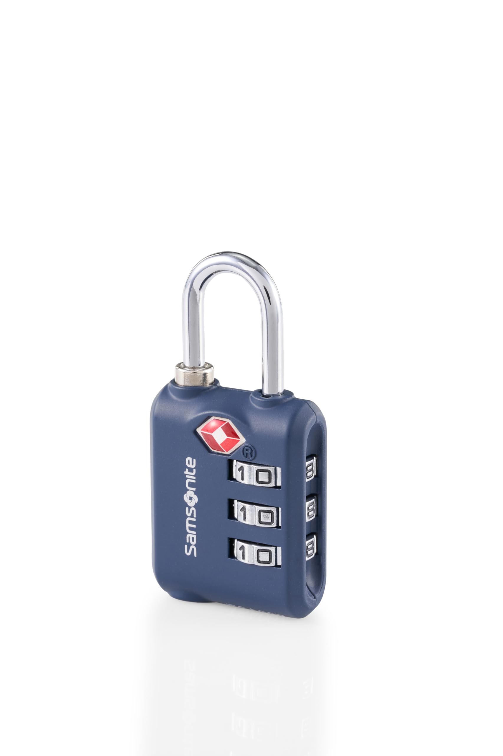Samsonite TSA Approved 3-Dial Combination Metal Lock, Cable Lock for Luaggage/Backpack-image-3