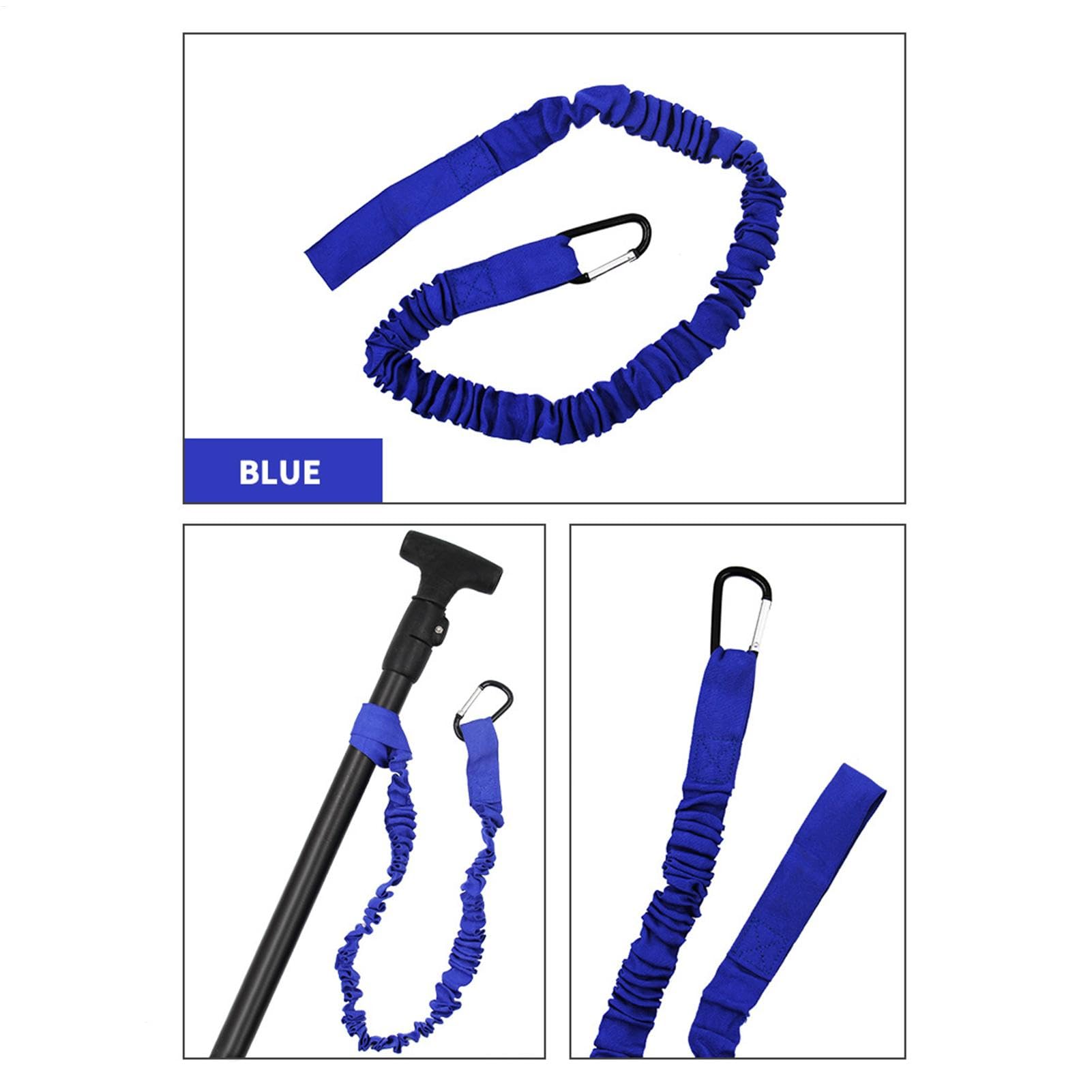 Cuerda de remo para kayak, cordón elástico en espiral con autobloqueo, accesorios de pesca portátil