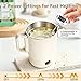 didforu Electric Wax Melting Pot Kit with Thermometer, 800ML Wax Melter for Candle Making, Adjustable Temperature Wax Warmer with Spout, DIY Candle Making Supplies for Beginners & Professionals
