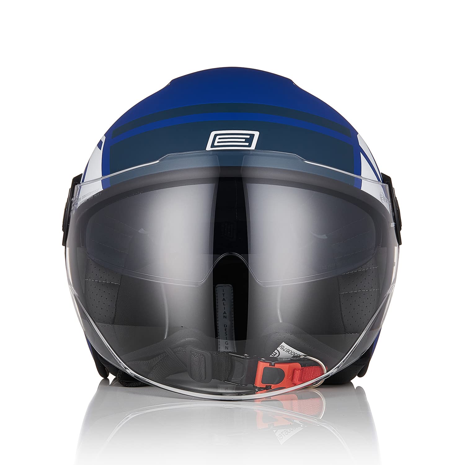 ORYGINE kask motocyklowy Jet skuter z podwójnym daszkiem zatwierdzony ECE 22 - 06