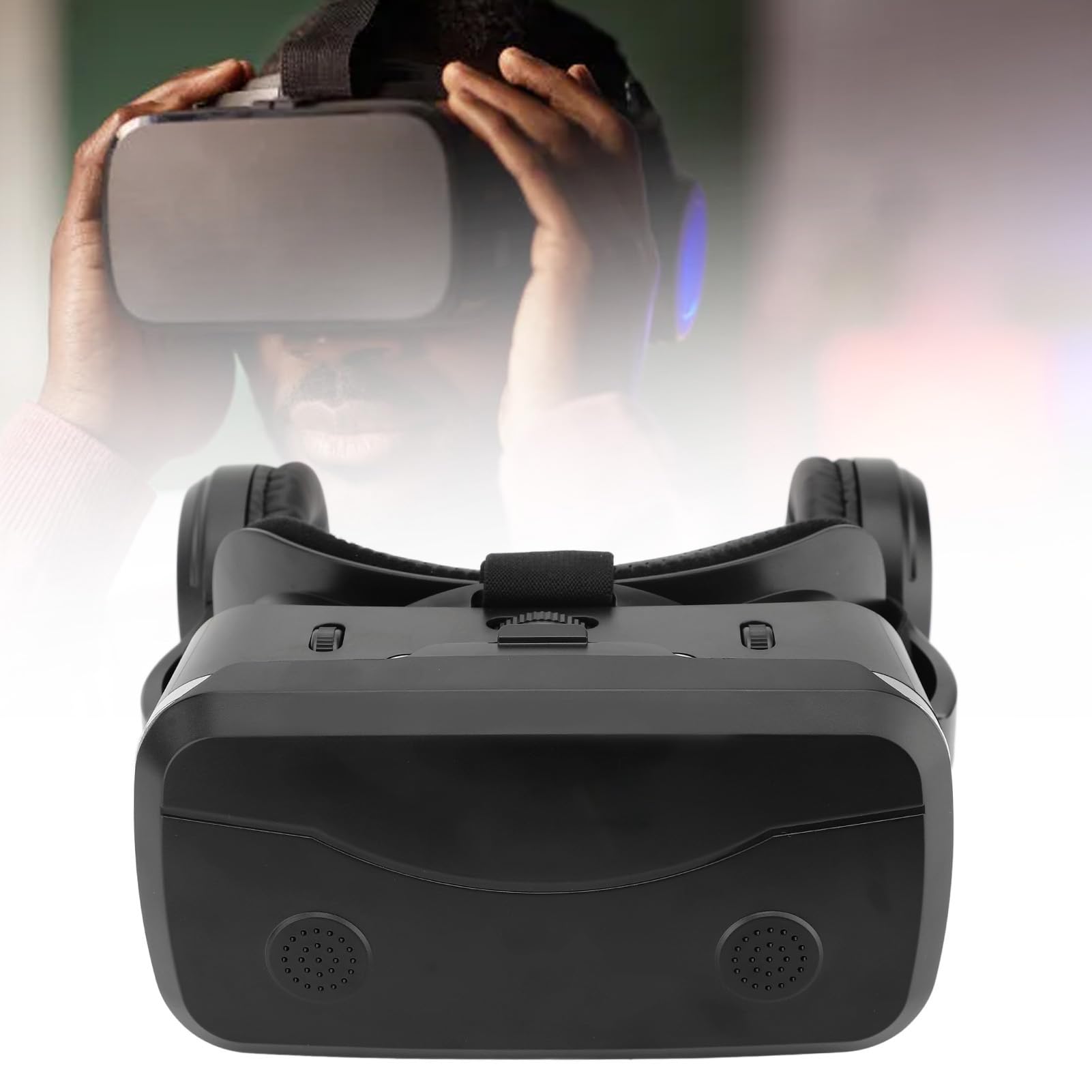Schimer Cuffie 3D VR Occhiali Portatili Leggeri per Giochi Coinvolgenti e