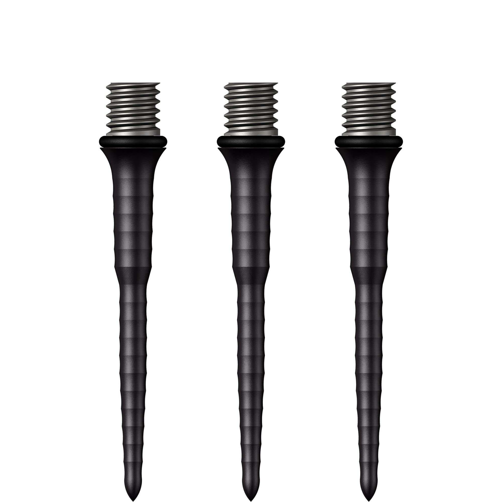 Mission Darts Points Titan Ripple | Titanium Conversion Point | 30mm | Black (X2660)